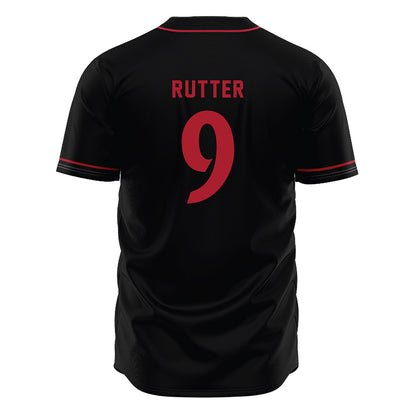 SDSU - NCAA Baseball : Drew Rutter - Black Jersey-1