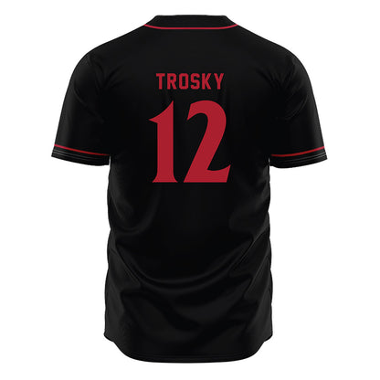 SDSU - NCAA Baseball : Jabin Trosky - Black Jersey-1