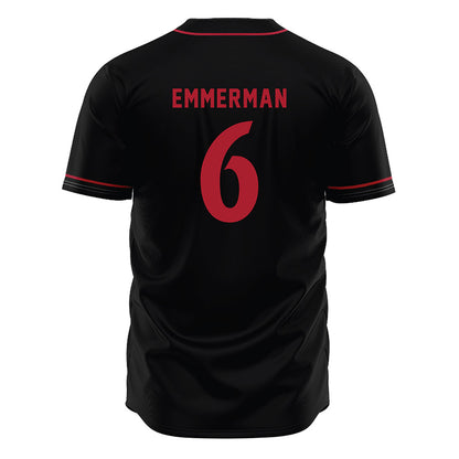 SDSU - NCAA Baseball : Marc Emmerman - Black Jersey-1