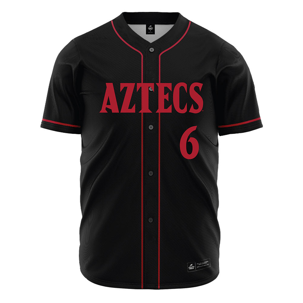 SDSU - NCAA Baseball : Marc Emmerman - Black Jersey-0