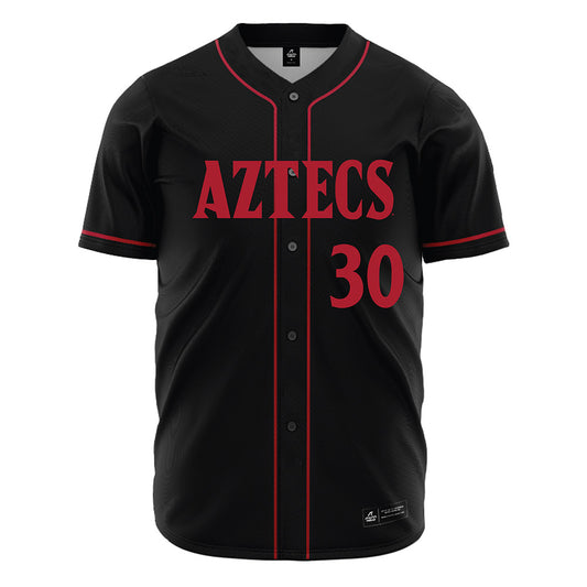 SDSU - NCAA Baseball : David Ladjevic - Black Jersey-0