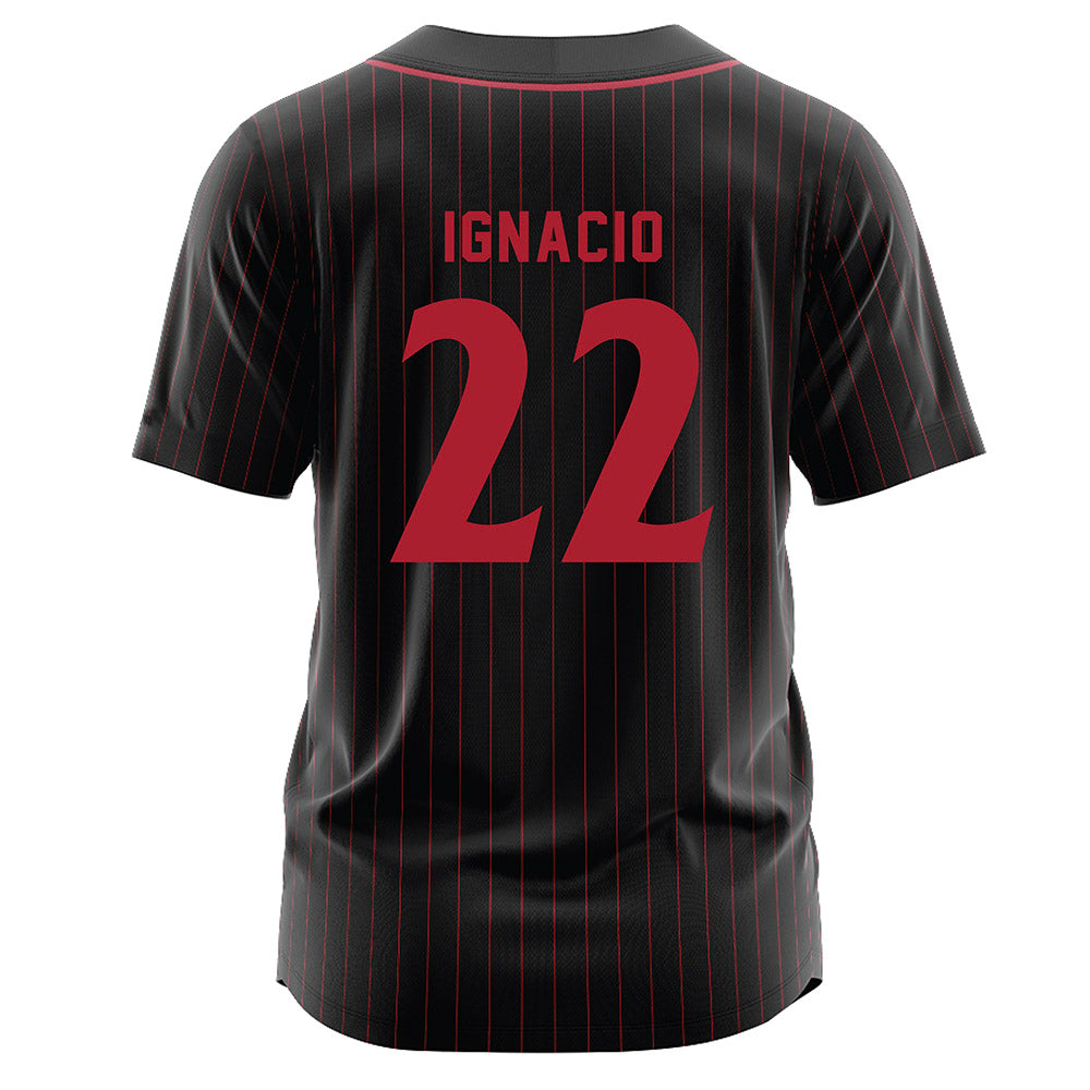 SDSU - NCAA Softball : Jade Ignacio - Black Jersey-1