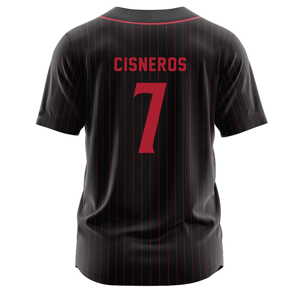 SDSU - NCAA Softball : Kiara Cisneros - Black Jersey-1