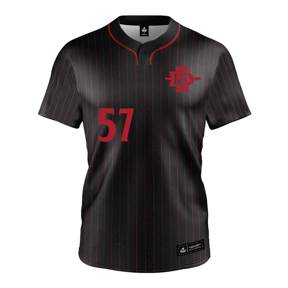 SDSU - NCAA Softball : Faith Jordan - Black Jersey-0