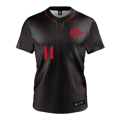 SDSU - NCAA Softball : Gabriella Terrones - Black Jersey-0