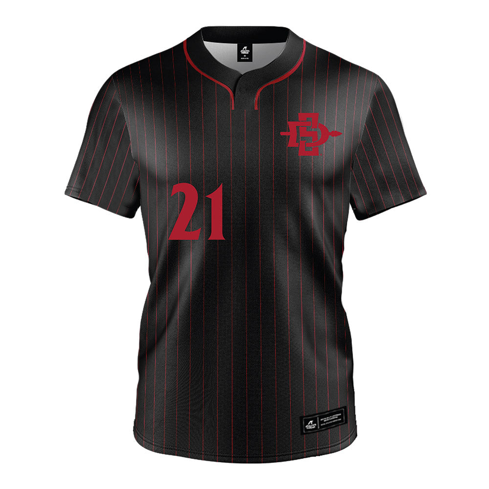 SDSU - NCAA Softball : Jayleen Hernandez - Black Jersey-0