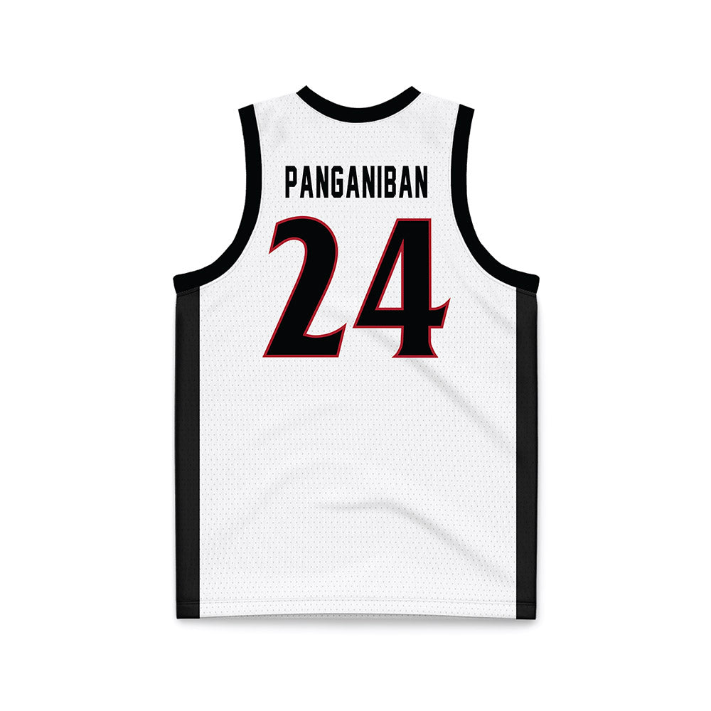 SDSU - NCAA Women's Basketball : Naomi Panganiban - White Basketball Jersey-1