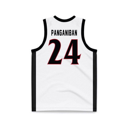 SDSU - NCAA Women's Basketball : Naomi Panganiban - White Basketball Jersey-1