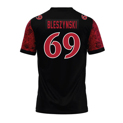 SDSU - NCAA Football : Alex Bleszynski - Black Premium Football Jersey-1