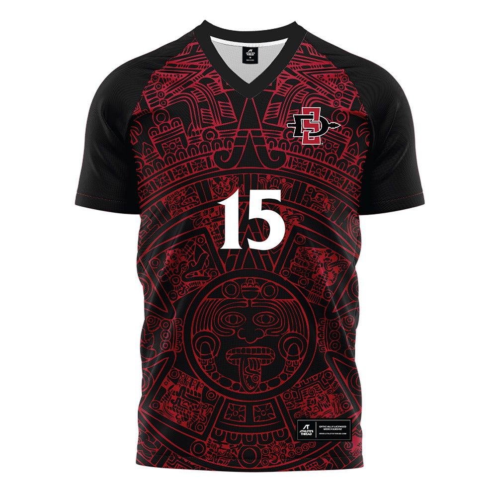 SDSU - NCAA Men's Soccer : Dylan Presto - Soccer Jersey-0