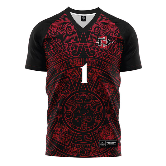 SDSU - NCAA Men's Soccer : Nic Diana - Soccer Jersey-0