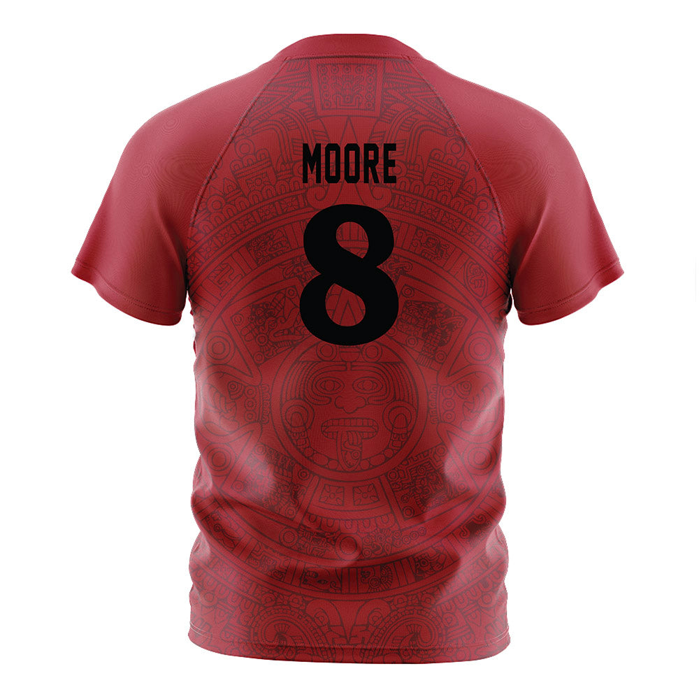 SDSU - NCAA Women's Soccer : Kendall Moore - Red Soccer Jersey-1