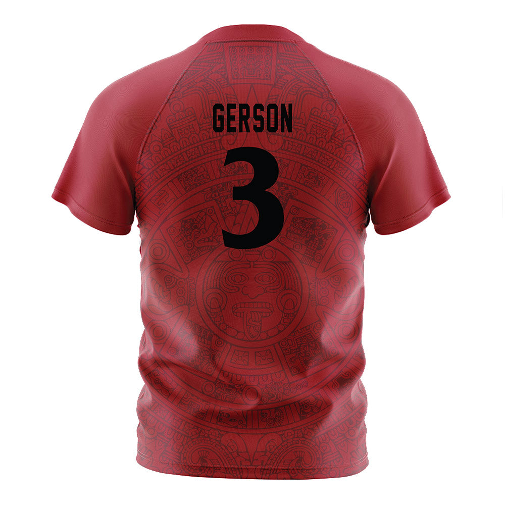 SDSU - NCAA Women's Soccer : Charlie Gerson - Red Soccer Jersey-1