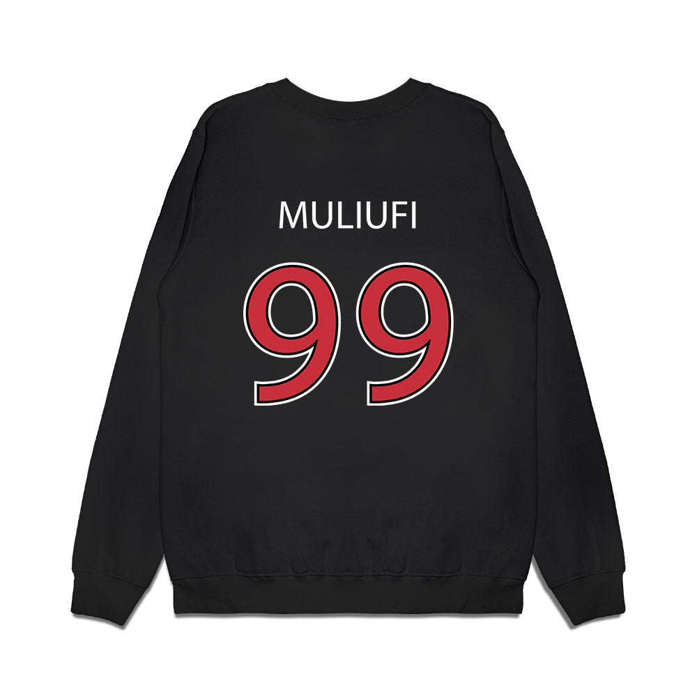SDSU - NCAA Football : Elijah Muliufi - Vintage Premium Crewneck Sweatshirt-1