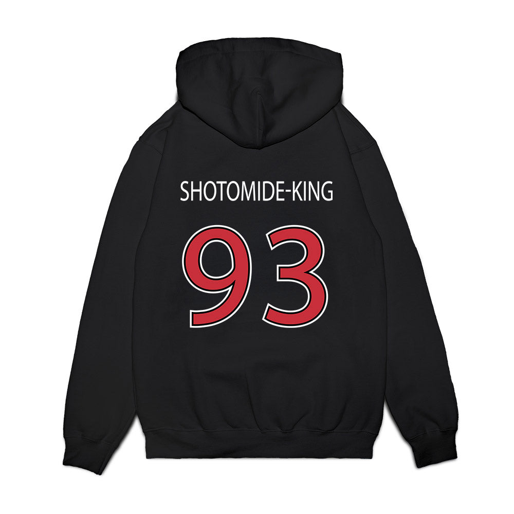 SDSU - NCAA Football : Ayo Shotomide-King - Vintage Premium Hooded Sweatshirt-1