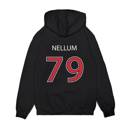 SDSU - NCAA Football : Harlem Nellum - Vintage Premium Hooded Sweatshirt-1