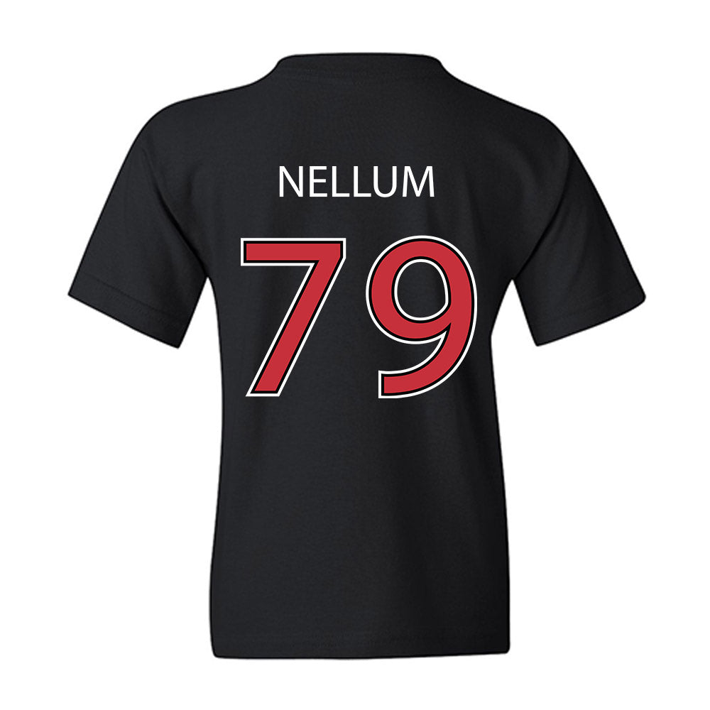 SDSU - NCAA Football : Harlem Nellum - Vintage Youth T-Shirt-1