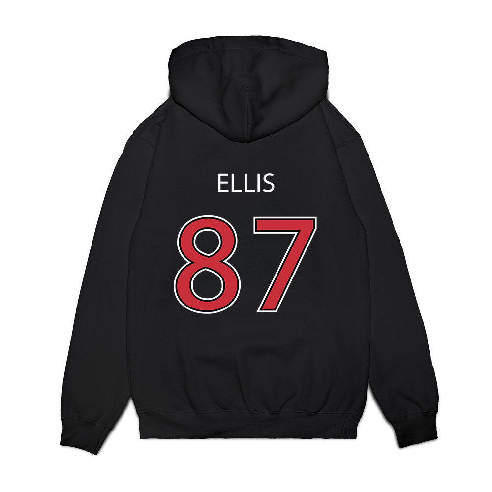 SDSU - NCAA Football : Jack Ellis - Vintage Premium Hooded Sweatshirt-1