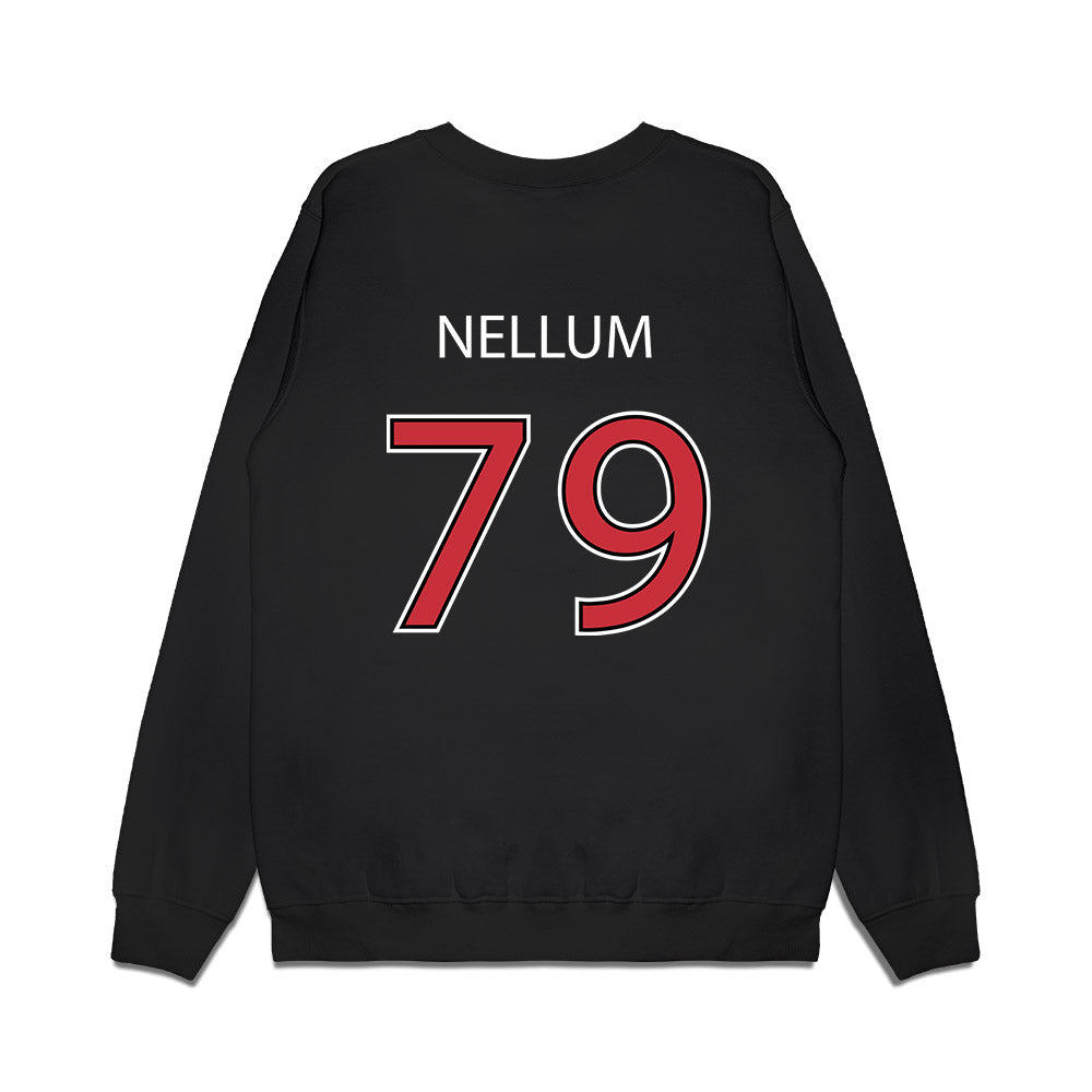 SDSU - NCAA Football : Harlem Nellum - Vintage Premium Crewneck Sweatshirt-1