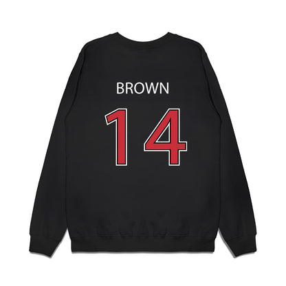 SDSU - NCAA Football : Donovan Brown - Vintage Premium Crewneck Sweatshirt-1