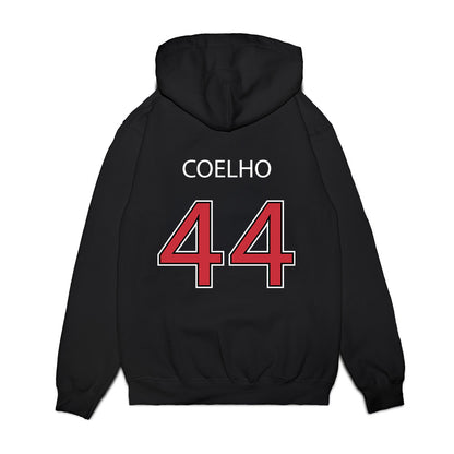 SDSU - NCAA Football : Dominic Coelho - Vintage Premium Hooded Sweatshirt-1