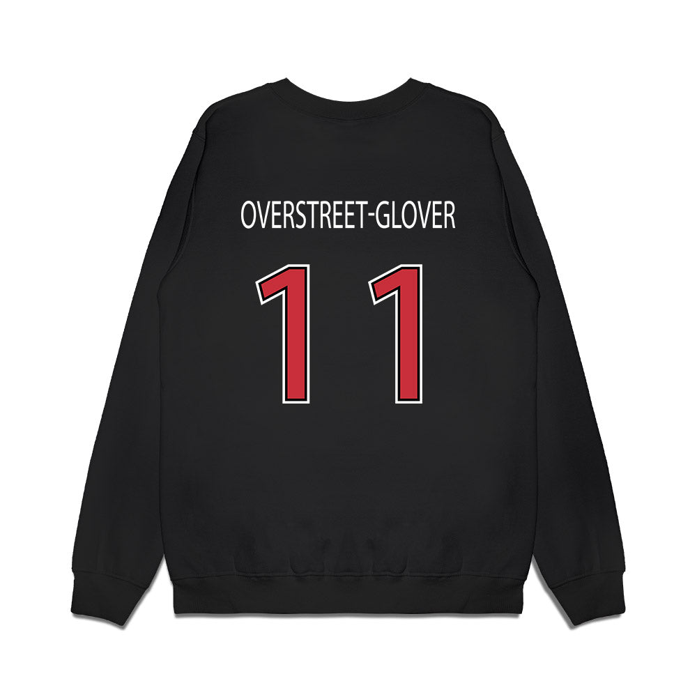 SDSU - NCAA Football : Deyhare Overstreet-Glover - Vintage Premium Crewneck Sweatshirt-1