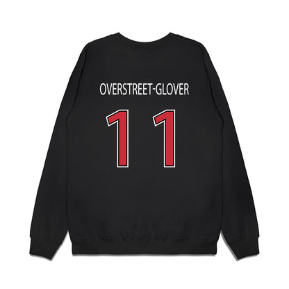 SDSU - NCAA Football : Deyhare Overstreet-Glover - Vintage Premium Crewneck Sweatshirt-1