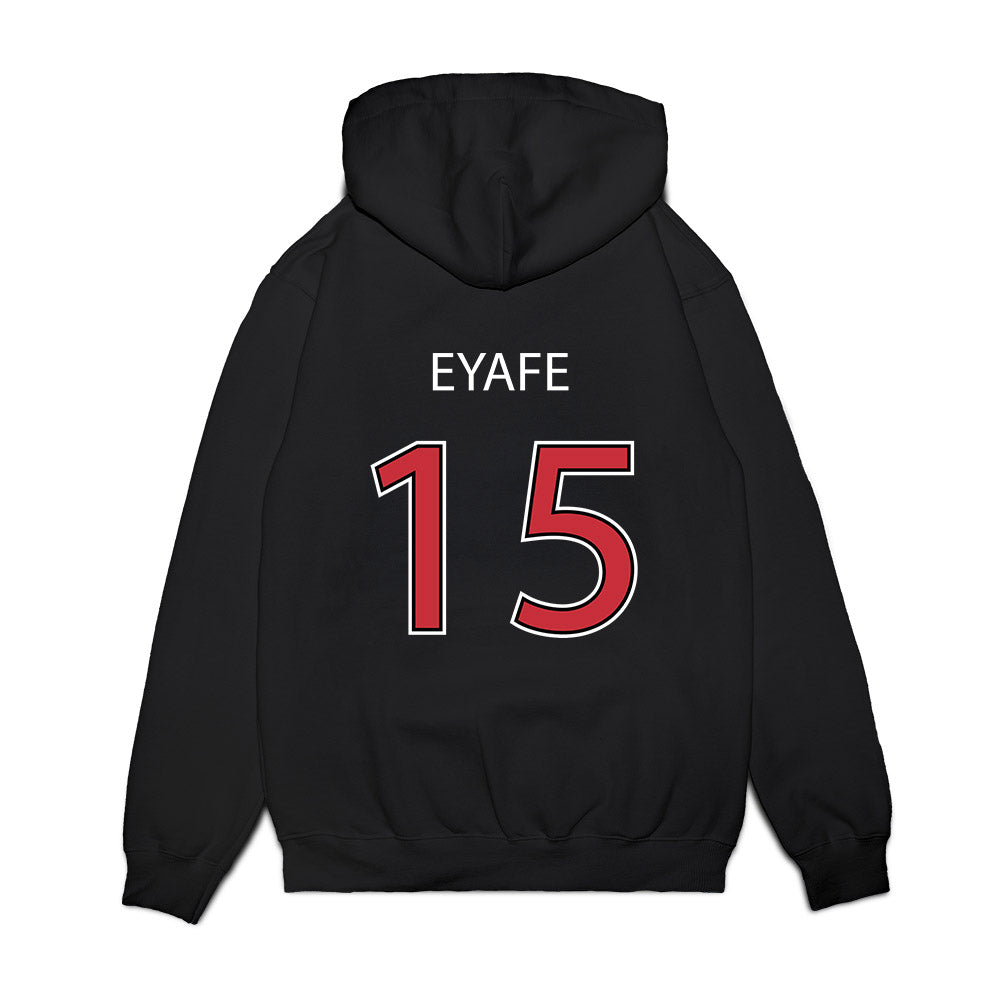 SDSU - NCAA Football : Oberhiri Eyafe - Vintage Premium Hooded Sweatshirt-1