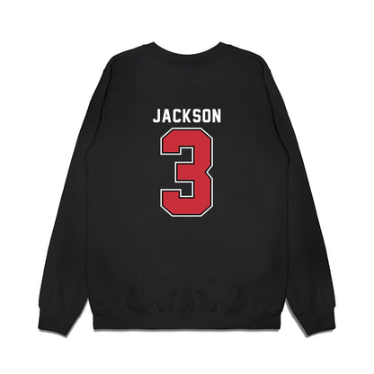 SDSU - NCAA Women's Basketball : Alyssa Jackson - Vintage Shersey Premium Crewneck Sweatshirt-1