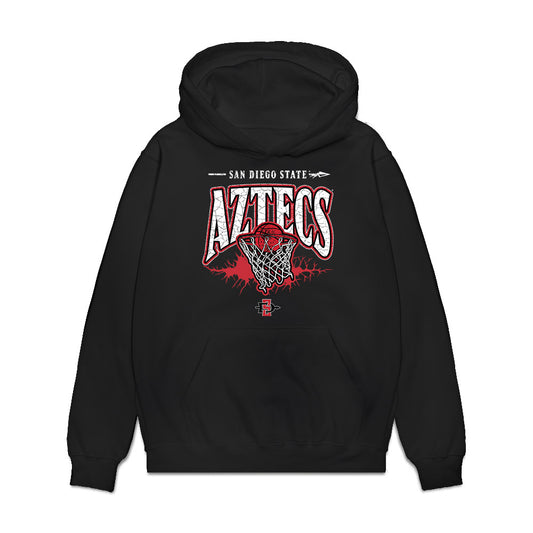 SDSU - NCAA Women's Basketball : Maria Konstantinidou - Vintage Shersey Premium Hooded Sweatshirt-0