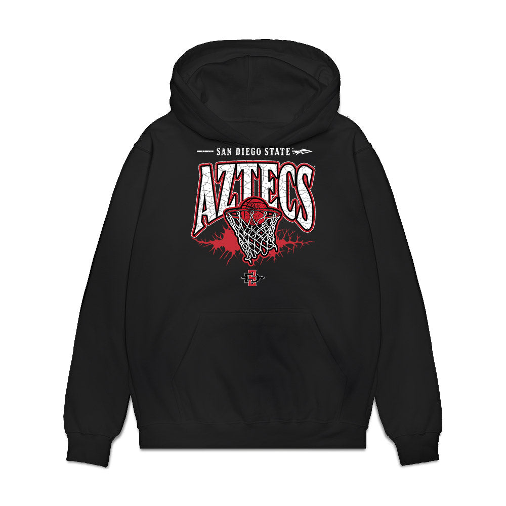 SDSU - NCAA Women's Basketball : Naomi Panganiban - Vintage Shersey Premium Hooded Sweatshirt-0