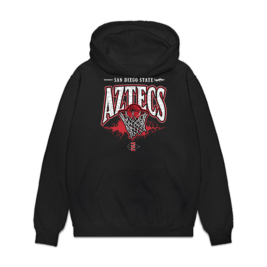 SDSU - NCAA Women's Basketball : Naomi Panganiban - Vintage Shersey Premium Hooded Sweatshirt-0