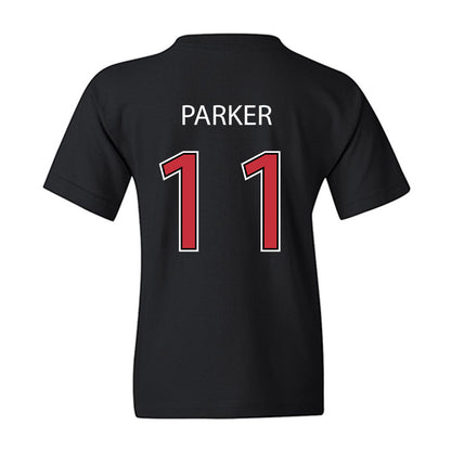 SDSU - NCAA Baseball : Andrew Parker - Vintage Shersey Youth T-Shirt-1