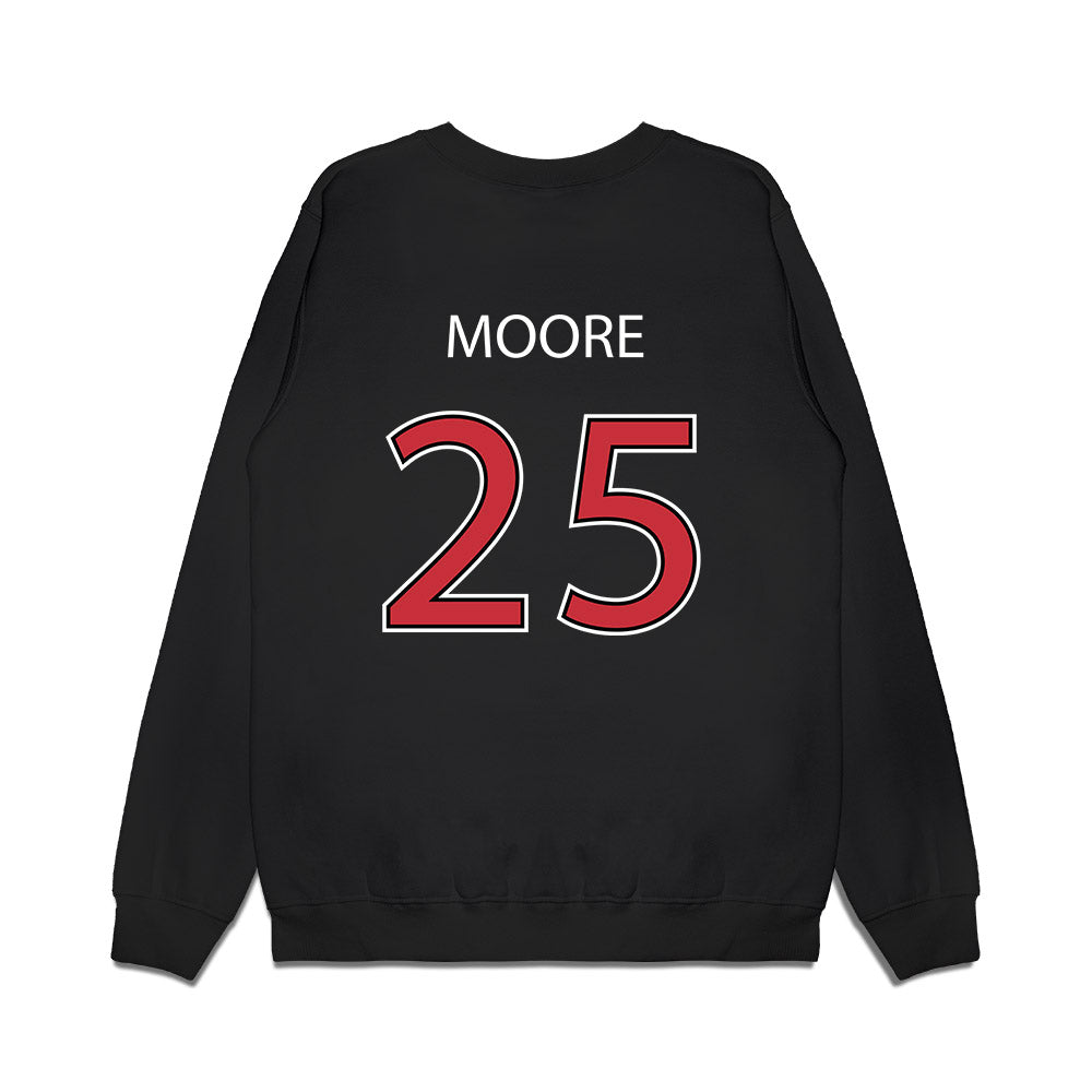 SDSU - NCAA Baseball : Carson Moore - Vintage Shersey Premium Crewneck Sweatshirt-1