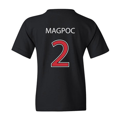 SDSU - NCAA Baseball : Adam Magpoc - Vintage Shersey Youth T-Shirt-1