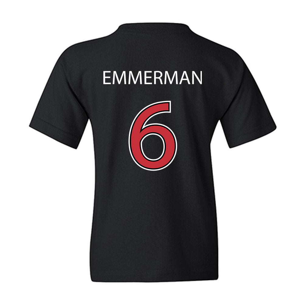 SDSU - NCAA Baseball : Marc Emmerman - Vintage Shersey Youth T-Shirt-1