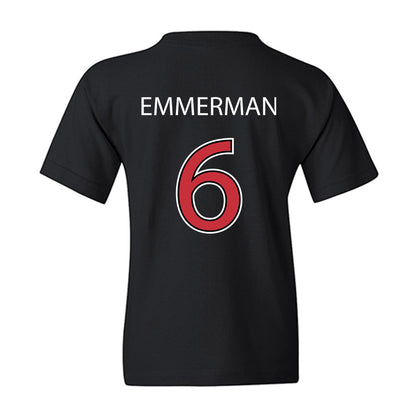SDSU - NCAA Baseball : Marc Emmerman - Vintage Shersey Youth T-Shirt-1