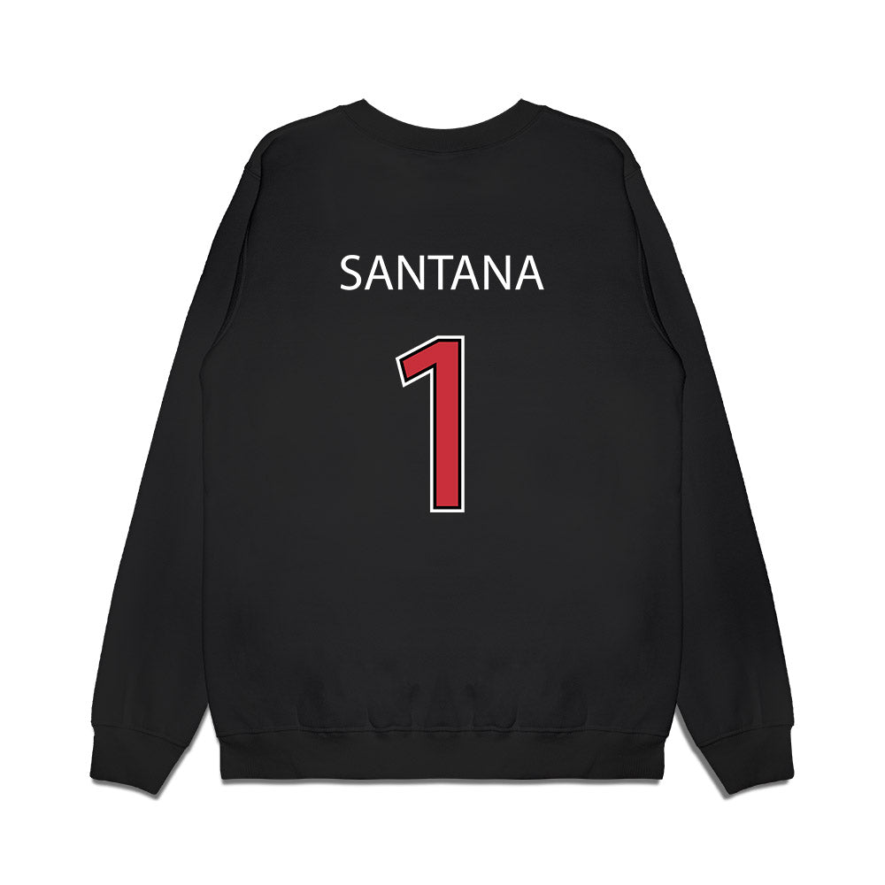 SDSU - NCAA Baseball : Dawson Santana - Vintage Shersey Premium Crewneck Sweatshirt-1