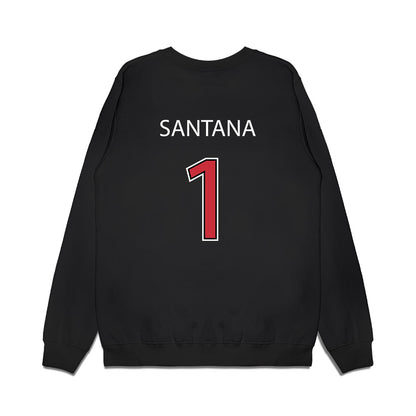 SDSU - NCAA Baseball : Dawson Santana - Vintage Shersey Premium Crewneck Sweatshirt-1