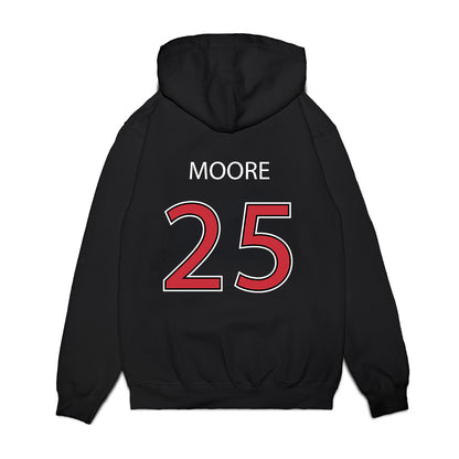 SDSU - NCAA Baseball : Carson Moore - Vintage Shersey Premium Hooded Sweatshirt-1