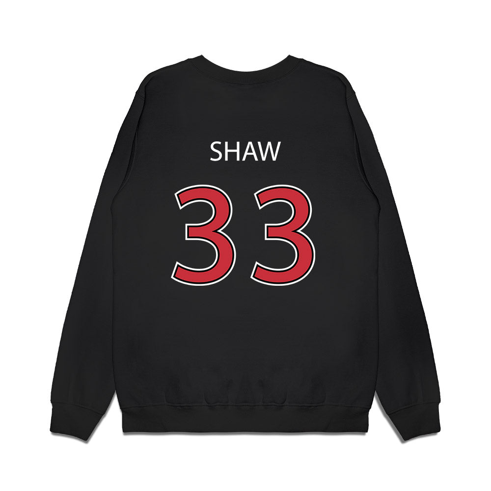 SDSU - NCAA Baseball : Connor Shaw - Vintage Shersey Premium Crewneck Sweatshirt-1