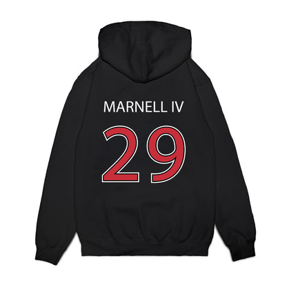 SDSU - NCAA Baseball : Anthony Marnell IV - Vintage Shersey Premium Hooded Sweatshirt-1