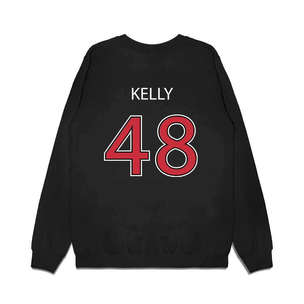 SDSU - NCAA Baseball : Zane Kelly - Vintage Shersey Premium Crewneck Sweatshirt-1