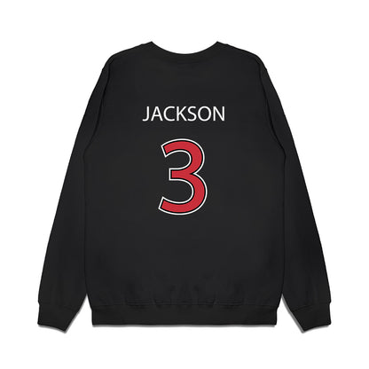 SDSU - NCAA Baseball : Jake Jackson - Vintage Shersey Premium Crewneck Sweatshirt-1