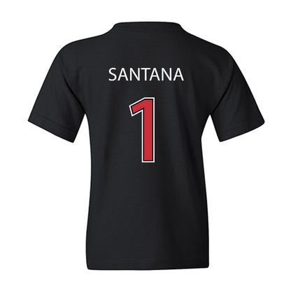 SDSU - NCAA Baseball : Dawson Santana - Vintage Shersey Youth T-Shirt-1