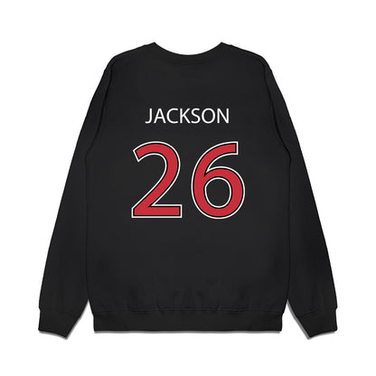 SDSU - NCAA Baseball : Ryan Jackson - Vintage Shersey Premium Crewneck Sweatshirt-1