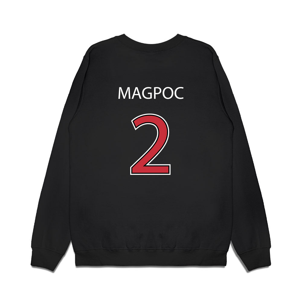 SDSU - NCAA Baseball : Adam Magpoc - Vintage Shersey Premium Crewneck Sweatshirt-1