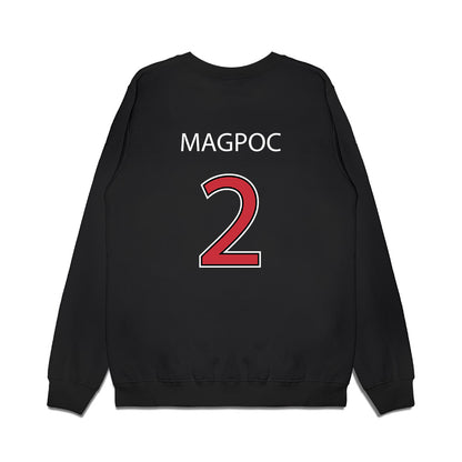 SDSU - NCAA Baseball : Adam Magpoc - Vintage Shersey Premium Crewneck Sweatshirt-1