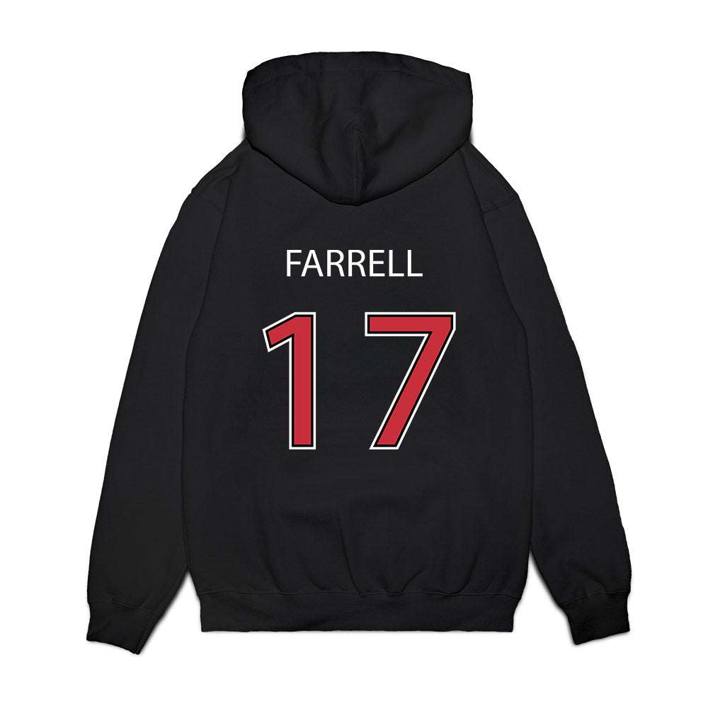 SDSU - NCAA Baseball : Max Farrell - Vintage Shersey Premium Hooded Sweatshirt-1