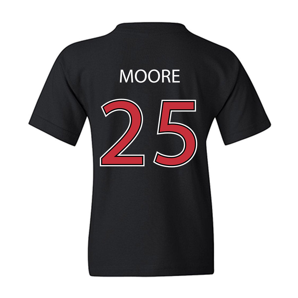 SDSU - NCAA Baseball : Carson Moore - Vintage Shersey Youth T-Shirt-1